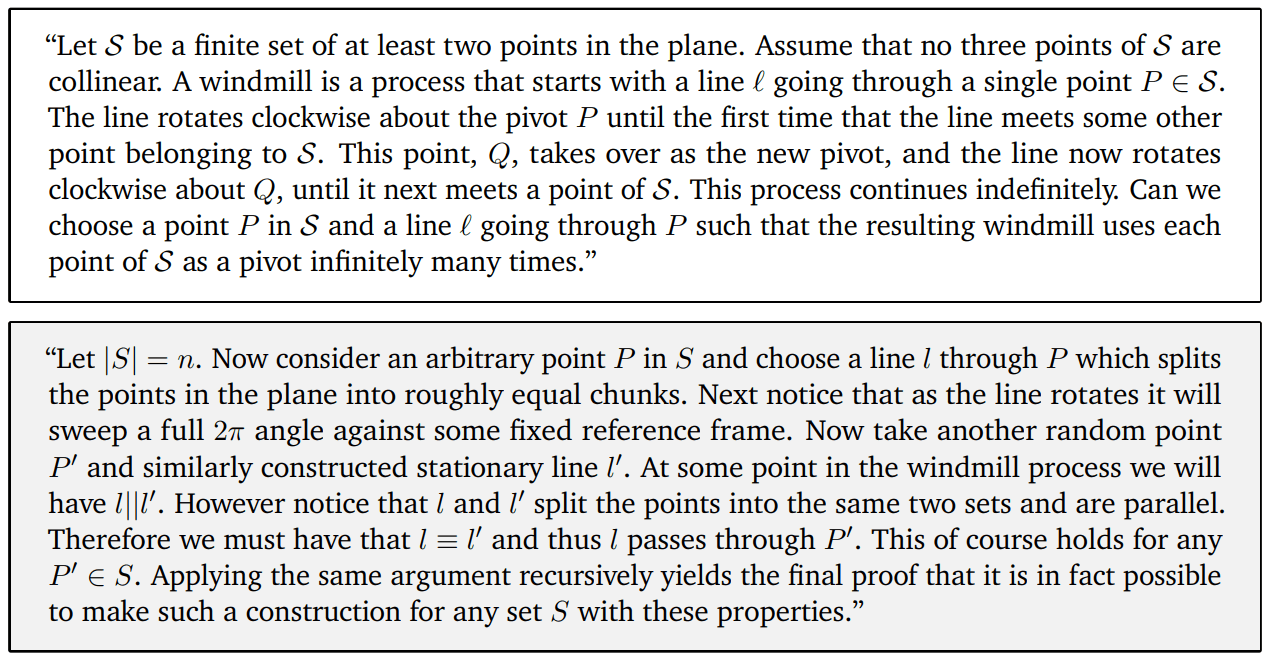 Windmill problem solution diagram